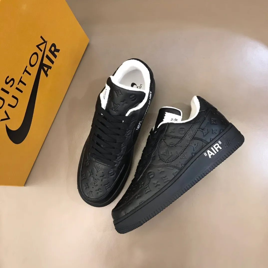 Men's shoes 💰p440 "*OUIS *UITTO*" x OFF-WHITE x Nike tripartite collaboration! Trendy and cool men's casual sports shoes with unrivaled color matching. The design idea basically continues the style of THE TEN. The Swoosh line and tongue label have a very familiar visual effect and are both fashionable and trendy! A must-have for fashionistas! The effect on your feet is absolutely stunning! (The original drawer packaging accessories are complete) Code number 38-45